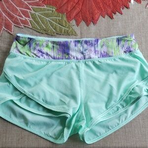 Ivivva Mint Green And Purple Girls All Sport Short Size 12